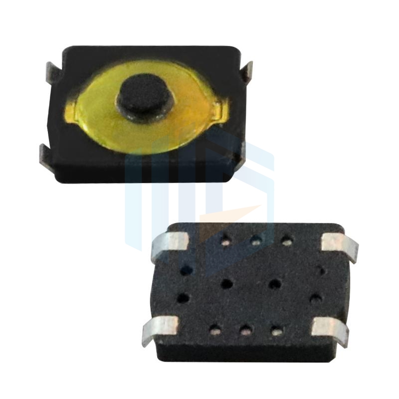 What are the components of a thin film tactile switch? Where can it be used?